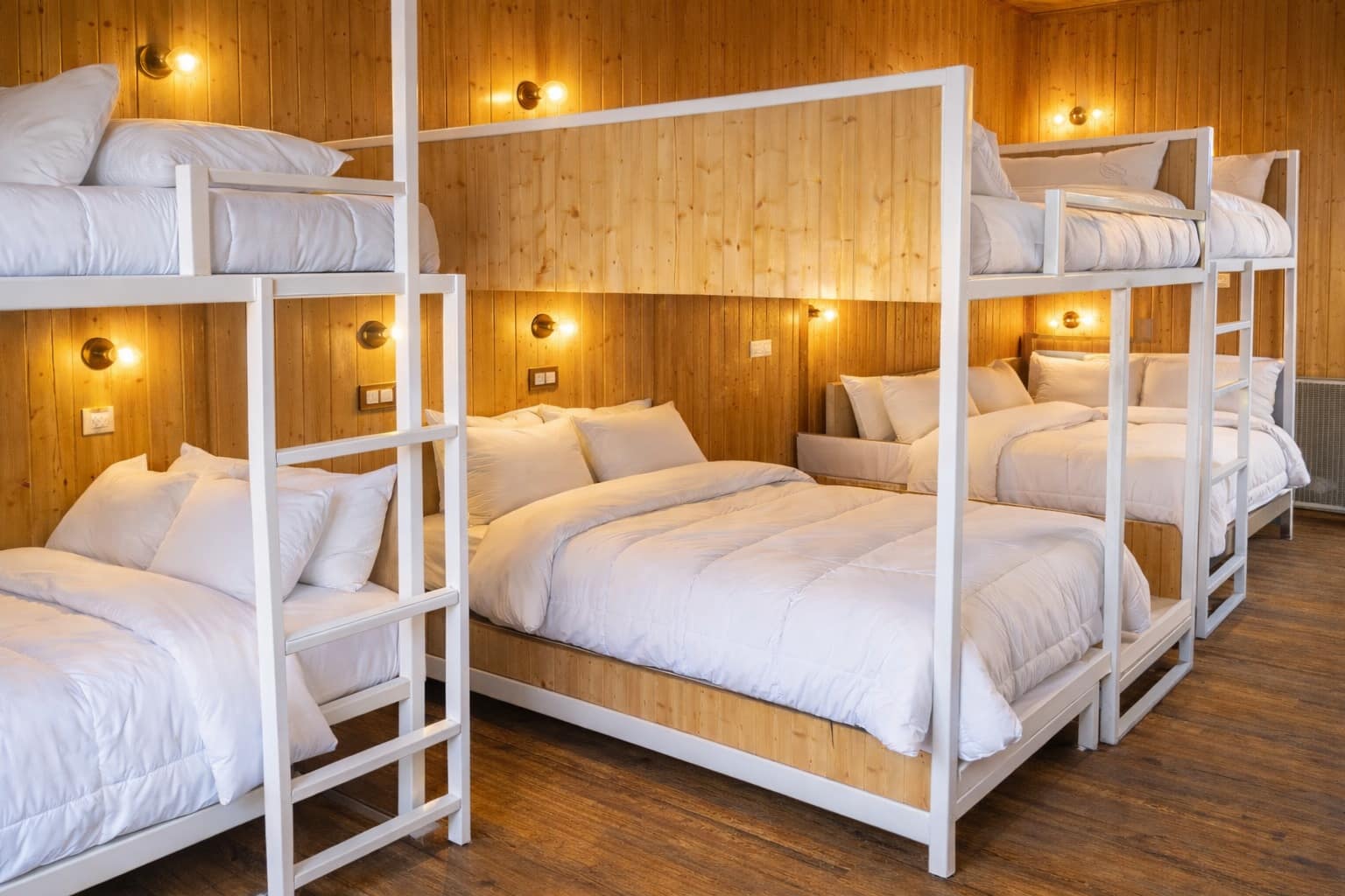 Bunk bed room at Chopta Resort